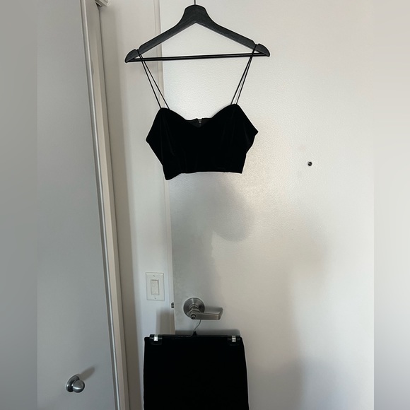 Corset suede crop top/ bralette - Picture 7 of 8